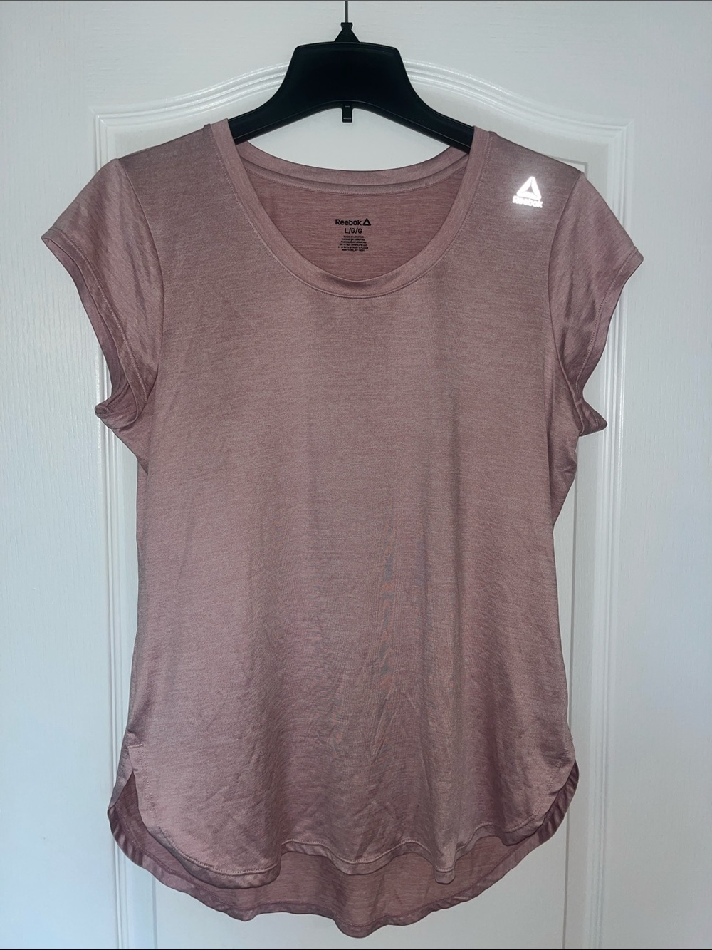 Reebok Women’s Dusty Rose Short Sleeve Crew Tee